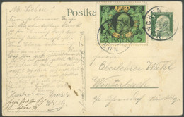 BAYERN PP 27C33 BRIEF, Privatpost: 1911, 5 Pf. Luitpold Zum Gedächtnis An Weiland Mit Zusatzfrankatur (Mi.Nr. 97), Prach - Other & Unclassified