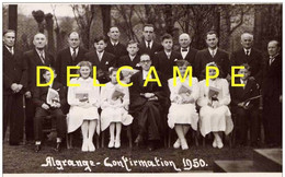 ALGRANGE - Confirmation Au Temple Protestant En 1950 (066) - Comuniones