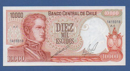 CHILE - P.148a1 – 10000 Escudos ND 1967-1975 UNC, Serie A6 1419318 - Chili