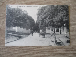 Delcampe - 91 BRUNOY RUE DES VALLEES ATTELAGE ANIMEE - Brunoy