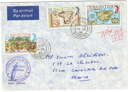 Mauritus - Ile Maurice - Port Louis - Cachet Posts And Telegraphes Department - Lettre Avion Pour La France - 1982 - Maurice (1968-...)