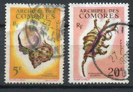 Comores - 1962 - Yt 22 + Yt 23 - Oblitérés - Luftpost