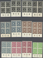 ALLIIERTE BES. Aus 911-937 HAN **, Sammlung Von 41 Verschiedenen Postfrischen Viererblocks Mit HAN, Einige Bessere, Prac - Other & Unclassified