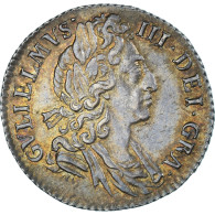 Monnaie, Grande-Bretagne, William III, 6 Pence, 1697, SUP, Argent, Spink:3538 - G. 6 Pence