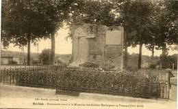 Delcampe - REDON  (35)  - MONUMENT ELEVE à La MEMOIRE Des SOLDATS MORTS Pour La FRANCE - CLICHE RARE - - Kriegerdenkmal