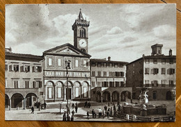 EMPOLI - PIAZZA FARINATA DEGLI UBERTI E CATTEDRALE ..come Era.. VIAGGIATA   - G.F. - MM 55 - Empoli