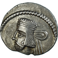 Monnaie, Royaume Parthe, Vardanes II, Drachme, 55-58, Ecbatane, TTB+, Argent - Orientalische Münzen