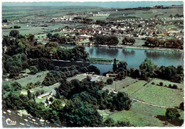 CPSM BONNIERES - Vue Générale Aérienne Prise De L'Ile - Ed. CIM N° CI. 418-94 - Bonnieres Sur Seine