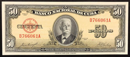 La Isla 50 Pesos 1958 Pick#81b Fds Unc  LOTTO 2193 - Cuba