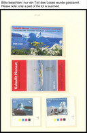 GRÖNLAND - DÄNISCHE POST 140-345 **, 1983-99, Postfrisch Komplett Auf Seiten, Dazu MH 1-4, Pracht - Other & Unclassified