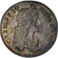 Monnaie, Grande-Bretagne, Charles II, Shilling, 1663, TTB, Argent, Spink:3372 - 1485-1662: Tudor/Stuart