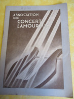 Programme Ancien/Musique/ Salle PLAYEL/Ass..des Concerts LAMOUREUX/ BIGOT Pdt / Cesar FRANCK /1940      PROG335 - Programma's