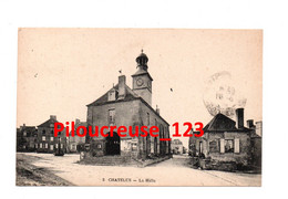 23 Creuse - CHATELUS-MALVALEIX - " La Halle - Volets De La Maison Ouverts " - RARE - Chatelus Malvaleix