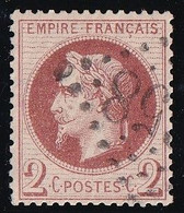 France N°26B - Oblitéré - TB - 1863-1870 Napoleon III Gelauwerd