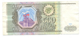 Russia, Russian ,Soviet Union (USSR) 500 RUBLES, Rubel 1993 - Russie