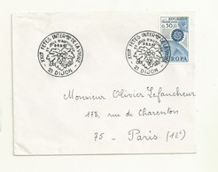 CACHET COMMEMORATIF FETE DE LA VIGNE DIJON DU 2/3 09/67 - Commemorative Postmarks