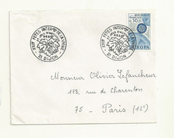 CACHET COMMEMORATIF FETE DE LA VIGNE DIJON DU 2/3 09/67 - Gedenkstempel