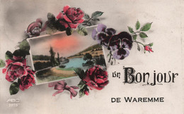 Delcampe - BELGIQUE - Waremme - Carte Fantaisie - Un Bonjour De Waremme - Carte Postale Ancienne - - Waremme