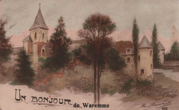 BELGIQUE - Waremme - Carte Fantaisie - Un Bonjour De Waremme - Carte Postale Ancienne - - Waremme