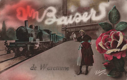 BELGIQUE - Waremme - Carte Fantaisie - Un Baiser De Waremme - Carte Postale Ancienne - - Borgworm