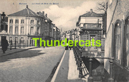 CPA MECHELEN MALINES LE PONT ET RUE DU BRUUL - Malines