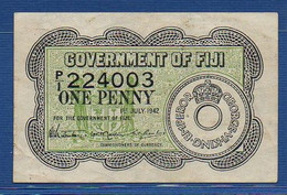 FIJI - P. 47 – 1 Penny 1942 VF+, Serie P/I 224003 - Fiji