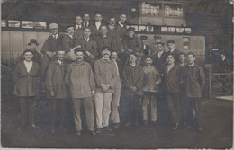 TRES BELLE  CARTE PHOTO / GREVE DES CHEMINOTS 1920 / SOUVENIR ENGAGEMENT VOLONTAIRE - Sciopero