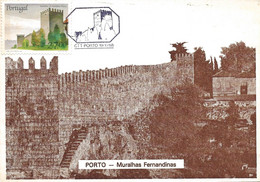 CARTE MAXIMUM - MAXIMUM CARD - MAXICARD -  CARTOLINA MAXIMA - MAXIMUM KARTE - PORTUGAL - CHÂTEAUX - PORTO - Châteaux