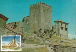 CARTE MAXIMUM - CARTOLINA MAXIMA - MAXIMUM KARTE - MAXIMUM CARD - PORTUGAL - 1986 - CHÂTEAU DE BELMONTE - Châteaux