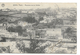 PM277/ Belgique-België CP Thuin Panorama Vers Les Waibes Voyagée En 14/18 Obl. Thuin 1918 > Seneffe - Thuin