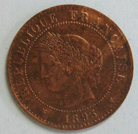 1 Centime Cérès 1895 A Paris. En Bronze , Gadoury 88 , Superbe - 1 Centime