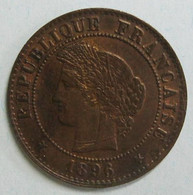 1 Centime Cérès 1896 A Paris. En Bronze , Gadoury 88 , Superbe - 1 Centime