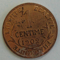 1 Centime Dupuis 1902 En Bronze Dorée , . TB ++ - 1 Centime