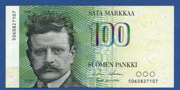 FINLAND - P.115a (21) – 100 Markkaa 1986,  XF, Serie 5060827107 - Finland