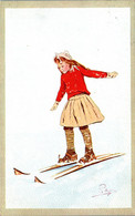 Pellegrini Cpa Sport D'Hiver 滑雪 Ski スキー Esquí Sciare Sciatore Neige Snow 雪 N°27 Cpa Couleur Voyagée En 1914 En TB.Etat - Sonstige & Ohne Zuordnung