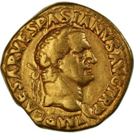 Monnaie, Vespasien, Aureus, 70, Lyon - Lugdunum, TTB, Or, RIC:II.1-1104 - La Dinastía Flavia (69 / 96)