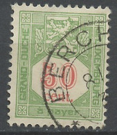 Luxembourg - Luxemburg Taxe 1907 Y&T N°T6 - Michel N°P16 (o) - 35c Chiffre - Segnatasse