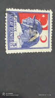 TÜRKEY--YARDIM PULLARI-1930-50-    5K  KIZILAY CEMİYETİ  DAMGALI - Timbres De Bienfaisance