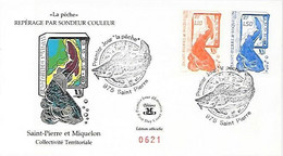 FDC Saint-Pierre Et Miquelon La Pêche 14 Oct 1987 - FDC