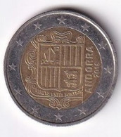 MONEDA DE ANDORRA DE 2 EUROS DEL AÑO 2018 ESCUDO - Andorra