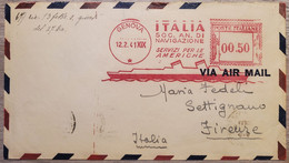 1941 AIR MAIL - SOCIETA' ANONIMA DI NAVIGAZIONE - Storia Postale (Posta Aerea)