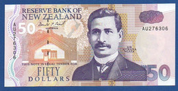 NEW ZEALAND  - P.180 – 50 Dollars ND (1992) UNC, Serie AU276306 - New Zealand