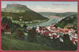 D068_BEELITZ  D084, *  KÖNIGSTEIN * SÄCHS * SCHWEIZ *   GELAUFEN 1922 - Beelitz