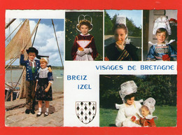 Visages De Bretagne - Enfants De PLOUGASTEL-DAOULAS,CHATEAUNEUF-du-FAOU,le PORZAY,FOUESNANT ,la,région De QUIMPERLE - Autres & Non Classés