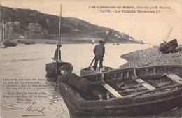 MUSIQUE - FOLKLORE - 2379 Les Chansons De Botrel - La Cruelle Berceuse - Barque - Carte Postale Ancienne - Música