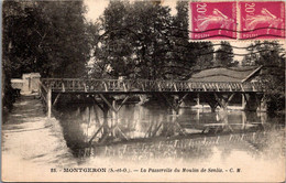 91 MONTGERON - La Passerelle Du Moulin De Senlis - Montgeron