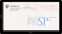 Portugal 1986 Torralta Club Internacional Férias Franquia Mecânica Holiday Turismo Santa Marta Lisboa Pitney Bowes 5000 - Macchine Per Obliterare (EMA)