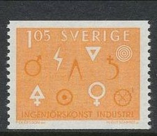 SWEDEN SUEDE SCHWEDEN 1963 Mi 507 F 547 MNH(**) Industry And Engineering Ingenierkunst Industri - Autres & Non Classés