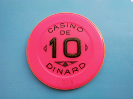 Casino De Dinard   -  10  Francs - Casino