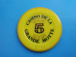 Casino De La Grande Motte   -  5  Francs - Casino